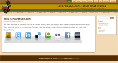 Desktop Screenshot of evardsson.com