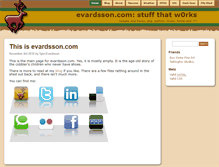 Tablet Screenshot of evardsson.com